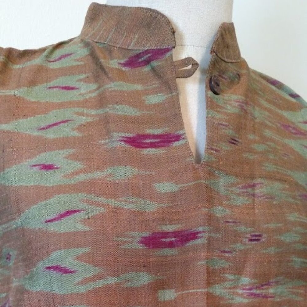 Silk Tunic Top - 100% Thai Silk - Sleeveless
